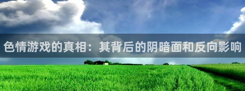 沐鸣2平台代理：色情游戏的真相：其背后的阴暗面和反向影响