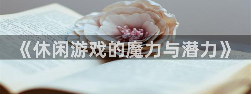 沐鸣2官网集团：《休闲游戏的魔力与潜力》